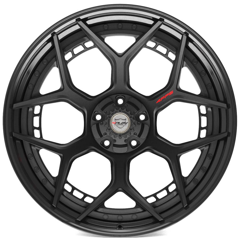 4PLAY-4PF6-Matte-Black-Center-and-Gloss-Black-Barrel-Black-24x14-87-wheels-rims-felger-Felgkongen