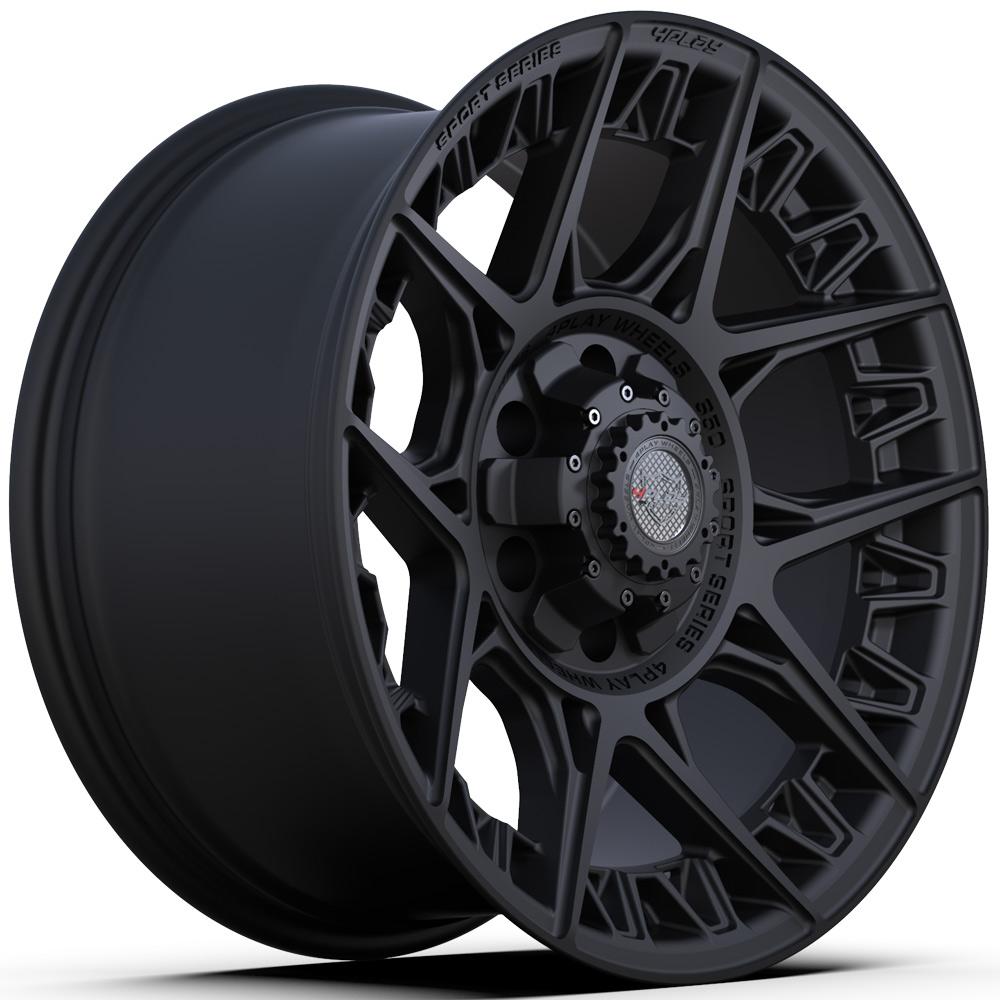 4PLAY-4PS50-Satin-Black-Black-18x9-106-wheels-rims-felger-Felgkongen