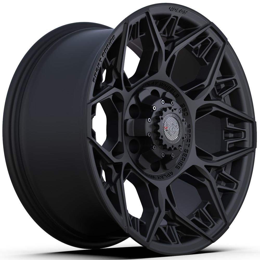 4PLAY-4PS60-Satin-Black-Black-18x9-106-wheels-rims-felger-Felgkongen