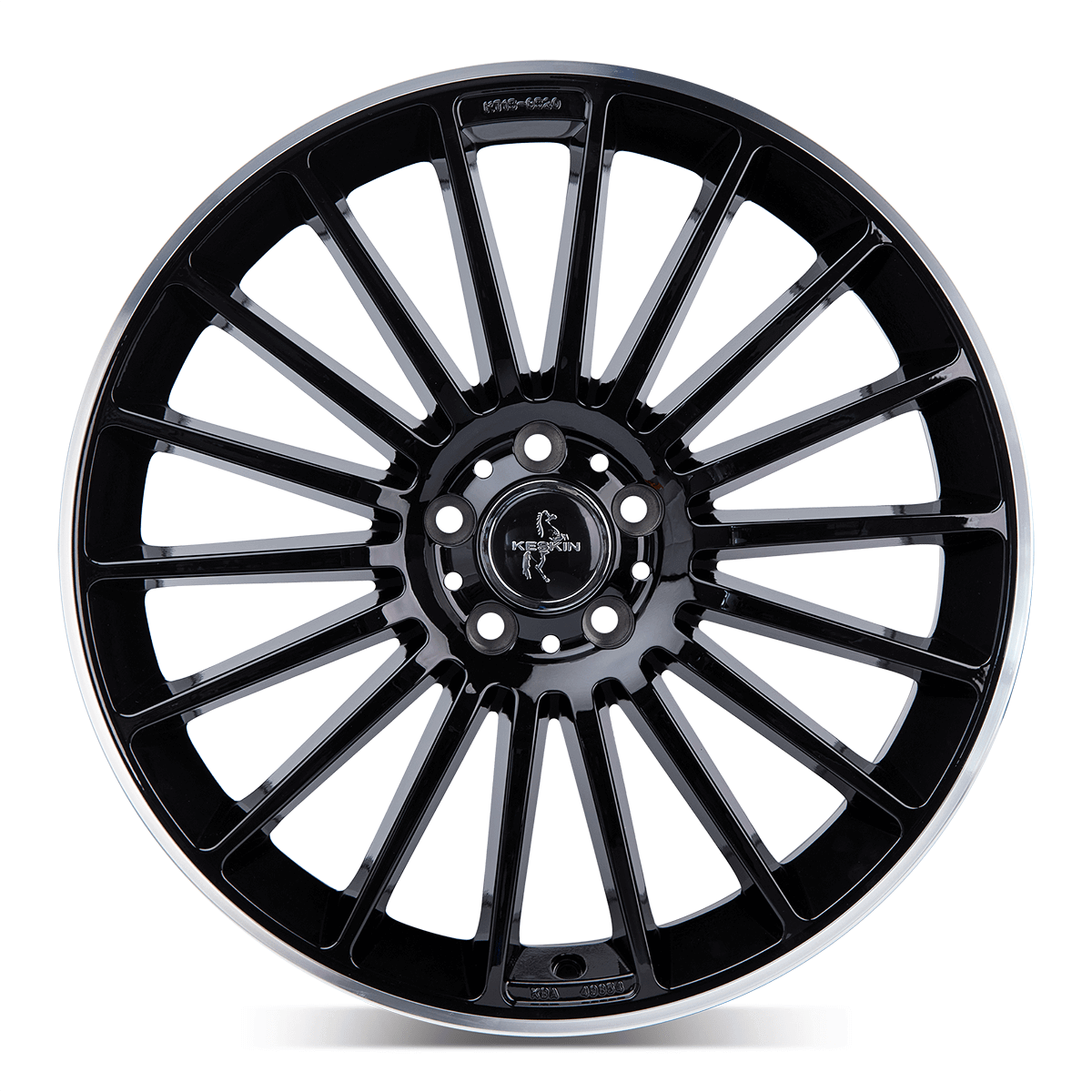 Keskin KT15 Black Lip Polish - 18x8 | 5x112 | +30 | 66.6mm