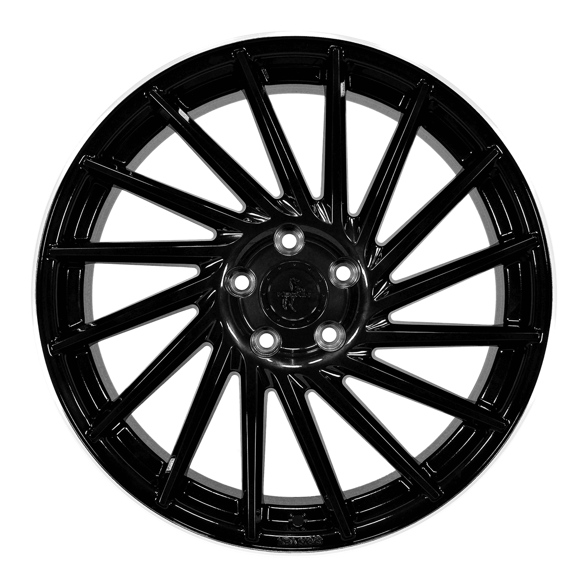 Keskin KT17 Black Lip Polish - 18x8 | 5x114.3 | +40 | 72.6mm
