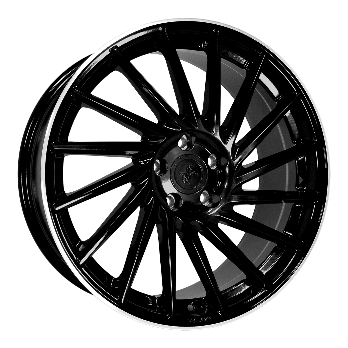 Keskin KT17 Black Lip Polish - 18x8 | 5x114.3 | +40 | 72.6mm