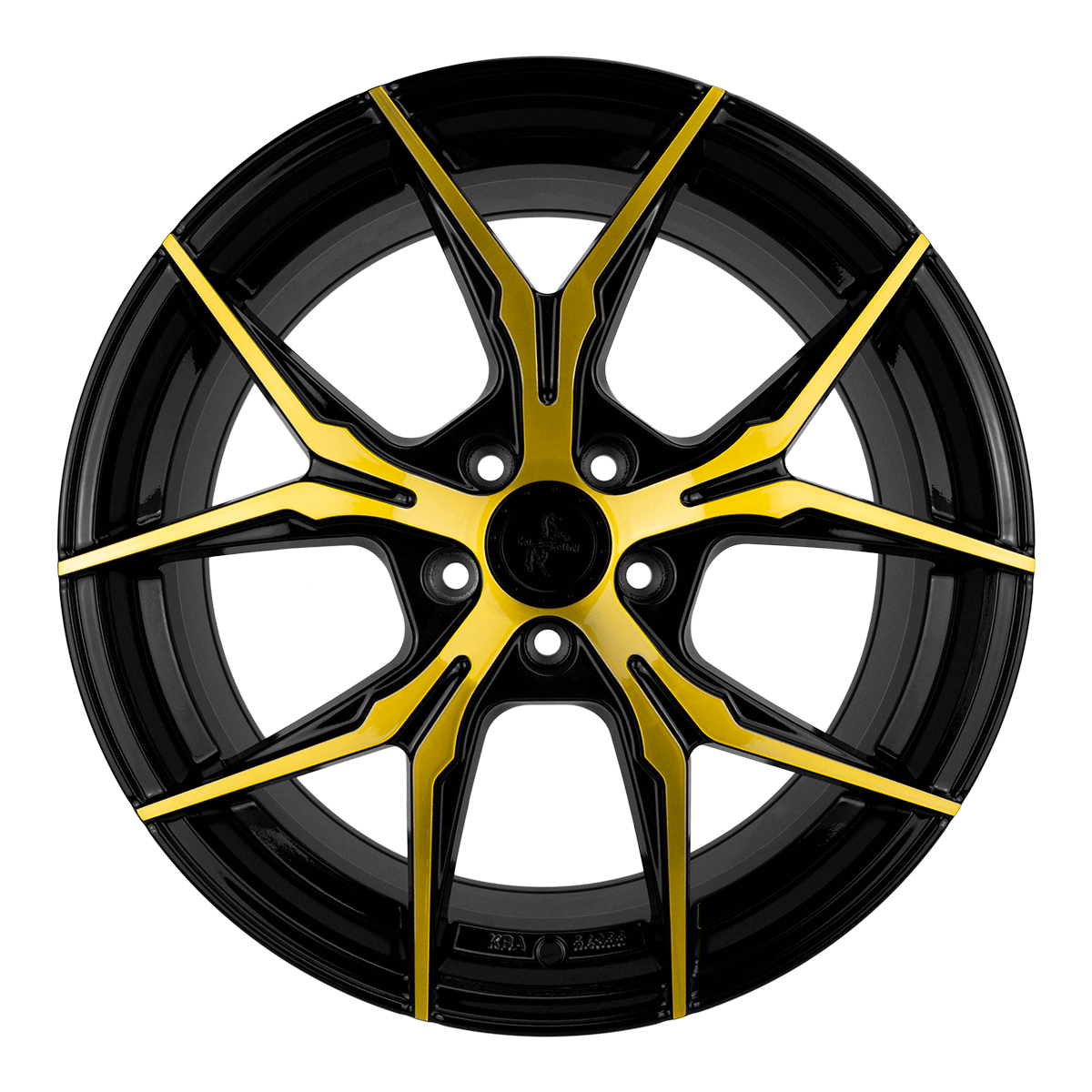 Keskin KT19N Black Front Gold - 19x8.5 | 5x108 | +45 | 72.6mm