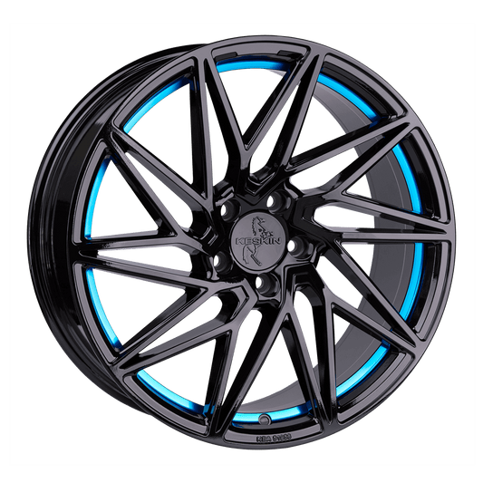 Keskin KT20 Black Painted Blue Inside - 20x8.5 | 5x112 | +45 | 72.6mm