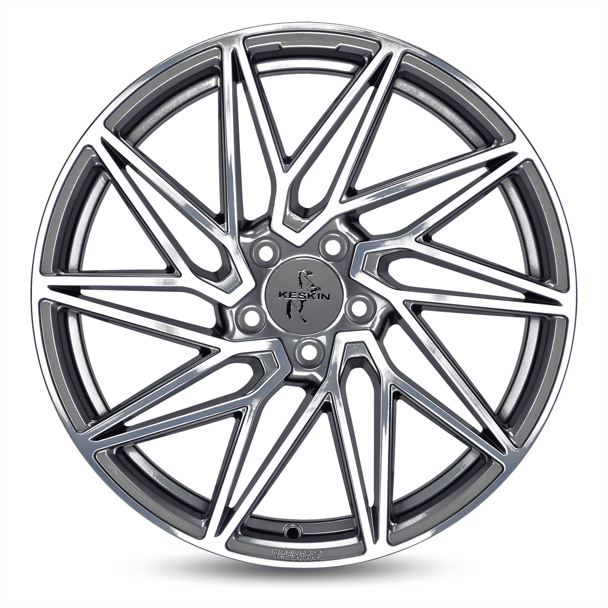 Keskin KT20 Palladium Front Polish - 19x8.5 | 5x120 | +35 | 72.6mm