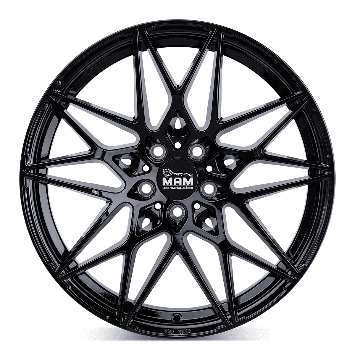 MAM B2 Black Painted - 20x8.5 | 5x120 | +35 | 72.6mm