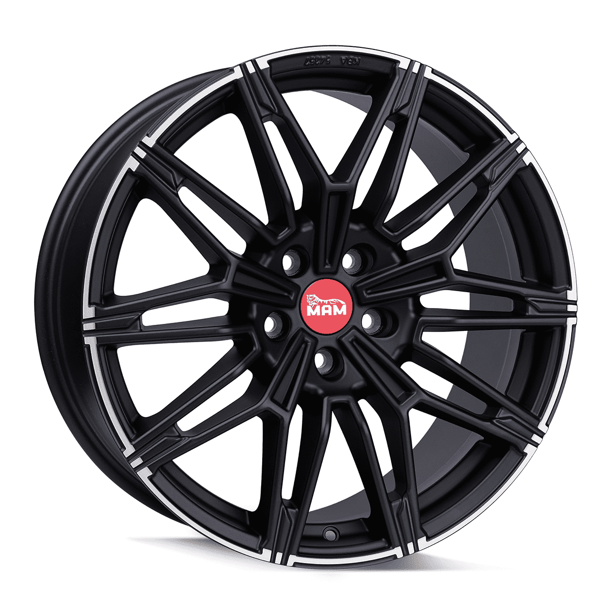 MAM B3N Matt Black Lip Polish - 19x8.5 | 5x112 | +45 | 66.65mm