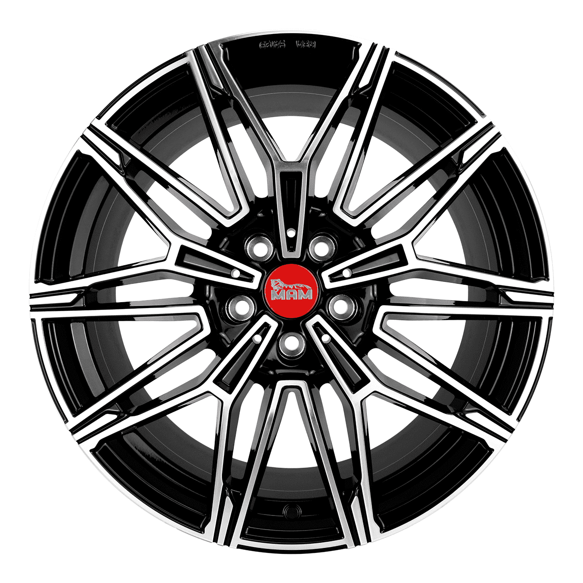 MAM B3 Black Front Polish - 19x8.5 | 5x120 | +35 | 72.6mm