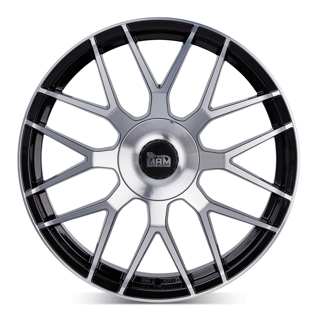 MAM GT1 Black Front Polish - 19x8.5 | 5x112 | +45 | 66.6mm