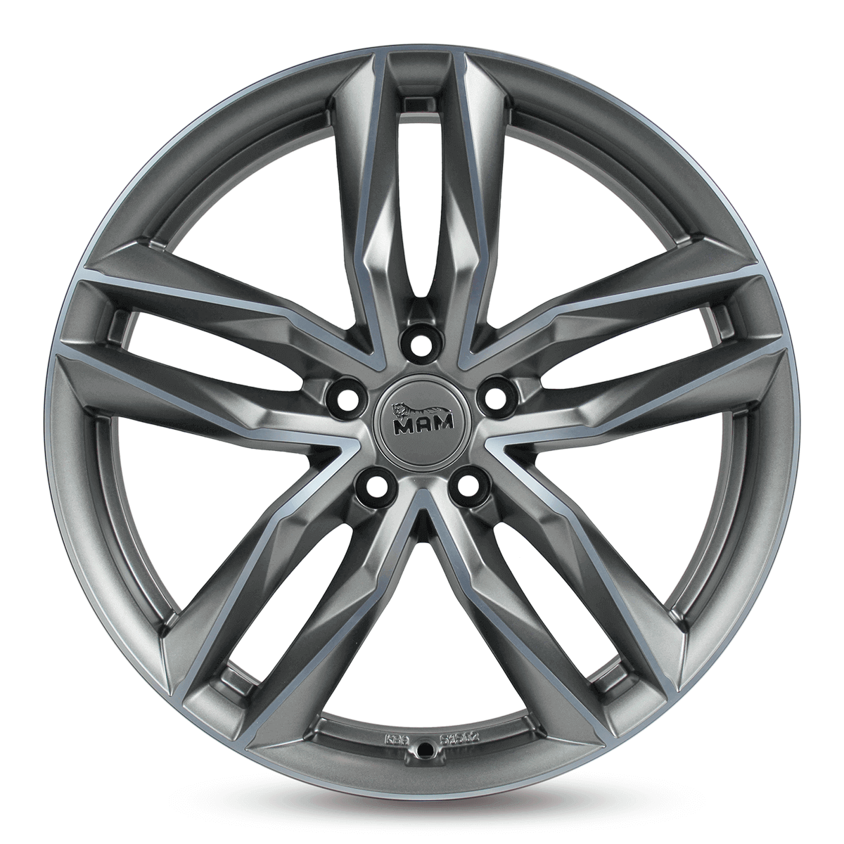 MAM RS3 Matt Palladium Front Polish - 18x8 | 5x108 | +45 | 72.6mm