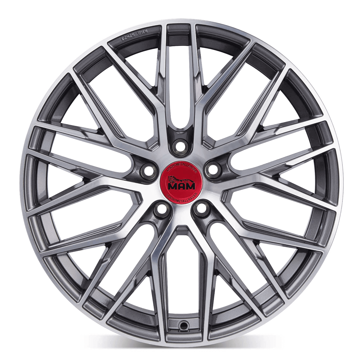MAM RS4 Palladium Front Polish - 20x8.5 | 5x112 | +30 | 72.6mm