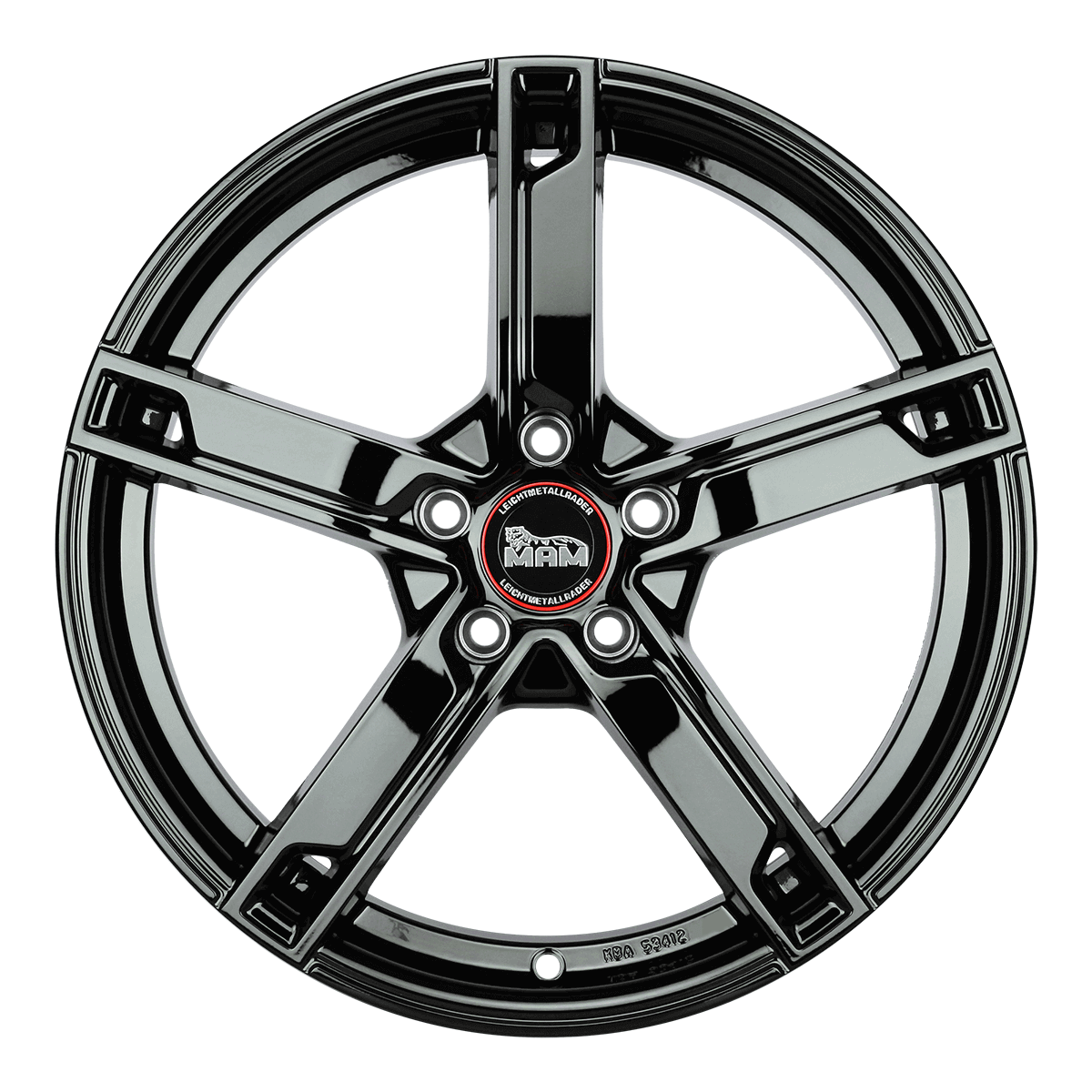 MAM W4 Black Painted - 17x7 | 5x114.3 | +40 | 72.6mm