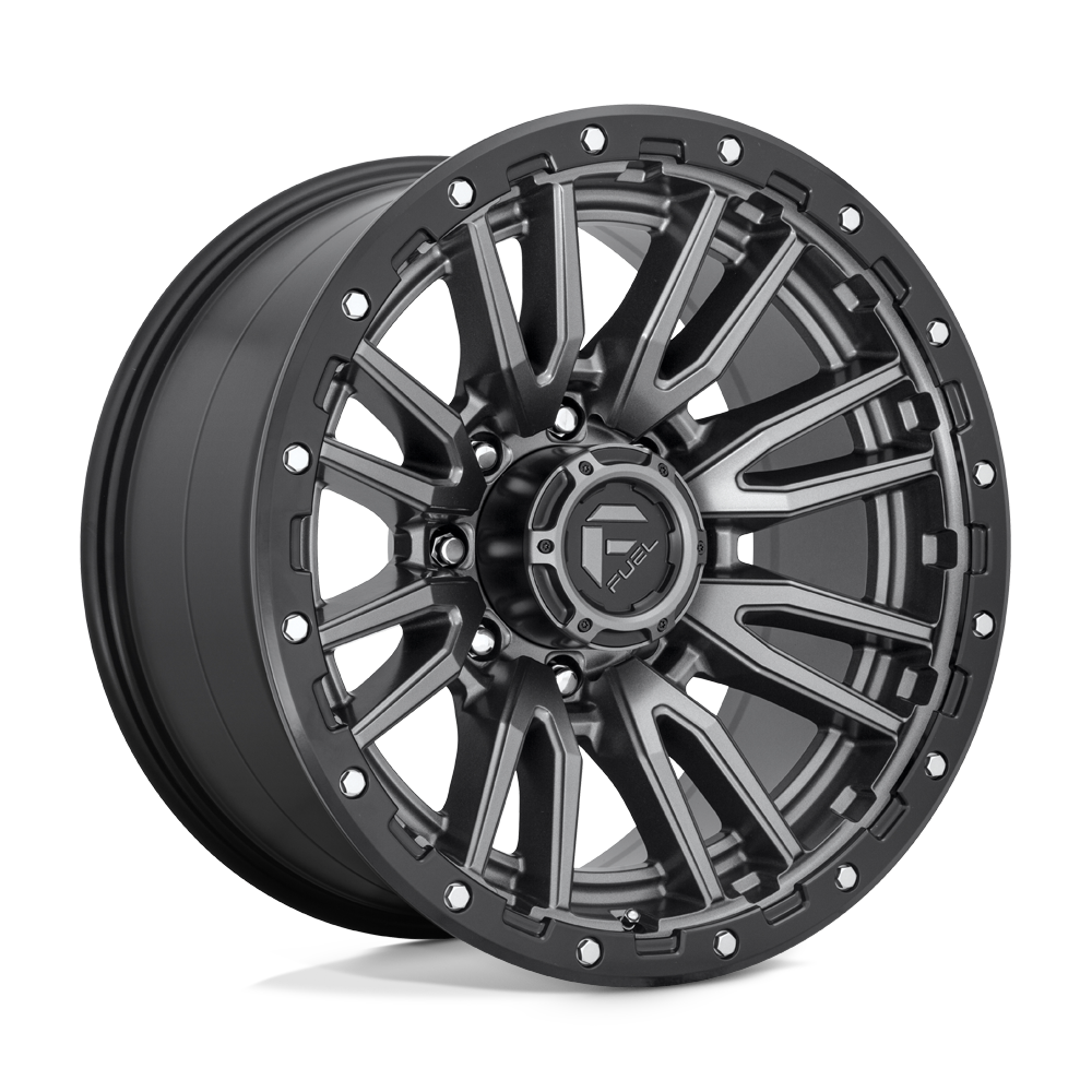 Felger-Fuel-1PC-REBEL-Matte-Gun-Metal-Black-Bead-Ring-20x9-8x170-18-125.1