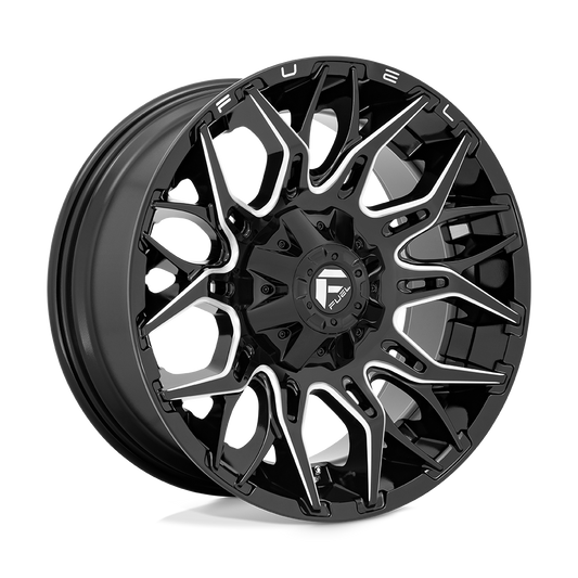 Felger-Fuel-1PC-TWITCH-Glossy-Black-Milled-20x8-8x165.1-18-125.1