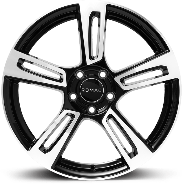 Romac Edge Black/Polish - 16x6.5 | 5x108 | +42 | 73.1mm