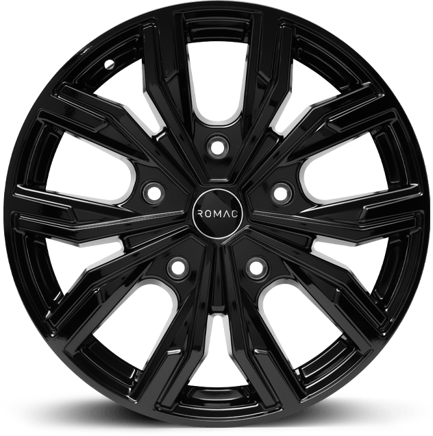 Romac Torque Gloss Black - 16x6.5 | 5x112 | +50 | 66.6mm
