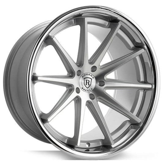 Rohana-RFC10-Machine-Silver/Chrome-Lip-Silver-22x9-74.1-wheels-rims-felger-Felgkongen