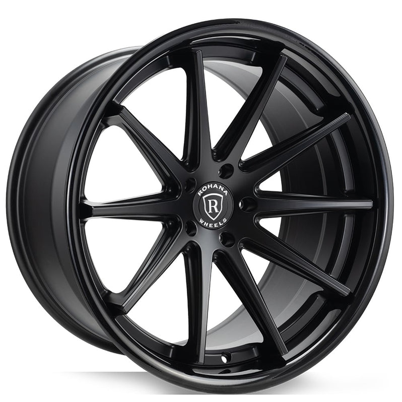 Rohana-RFC10-Matte-Black/Gloss-Black-Lip-Black-22x11-66.56-wheels-rims-felger-Felgkongen
