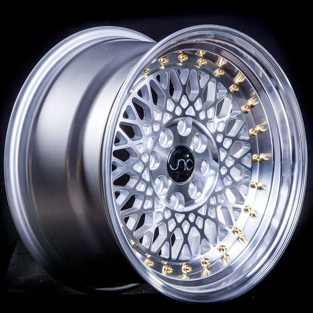JNC-JNC031-Silver-Machined-Face-Gold-Rivets-Silver-15x8-73.1-wheels-rims-felger-Felghuset