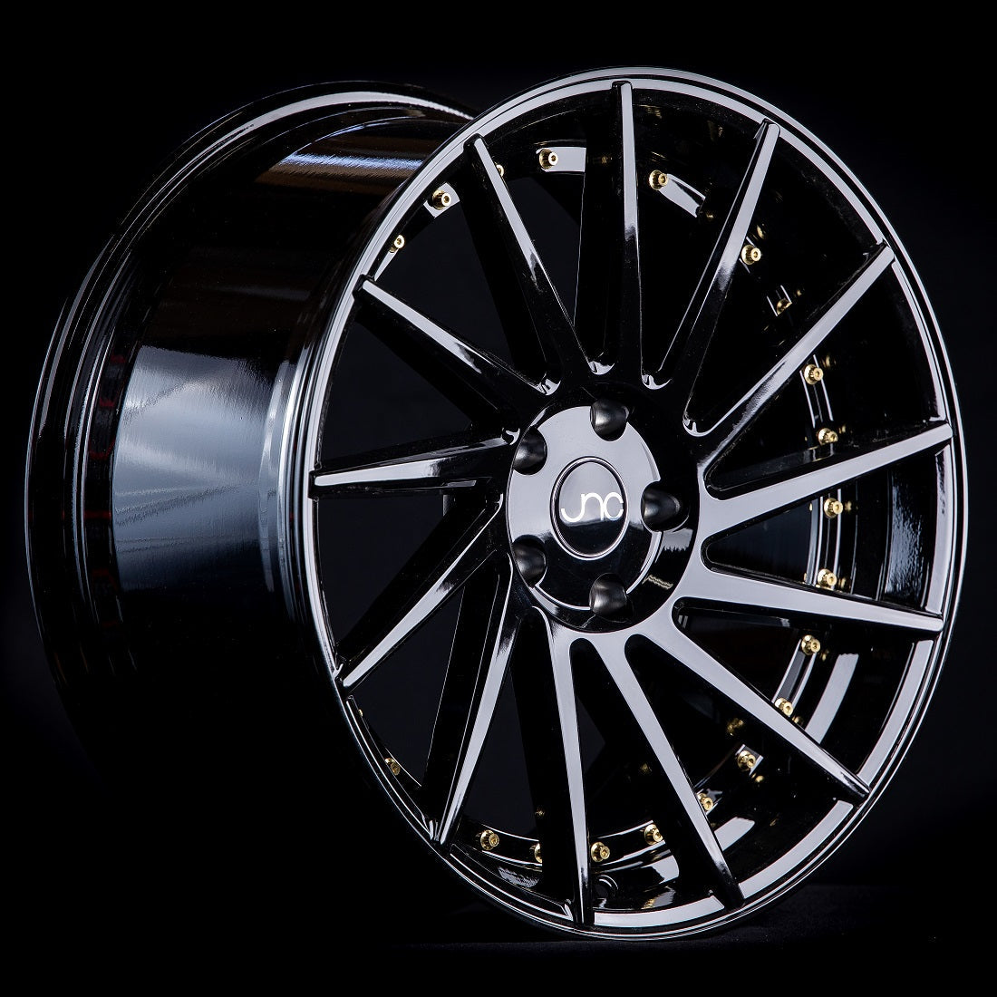 JNC-JNC051-Gloss-Black-Gold-Rivets-Black-19x8.5-72.6-wheels-rims-felger-Felghuset