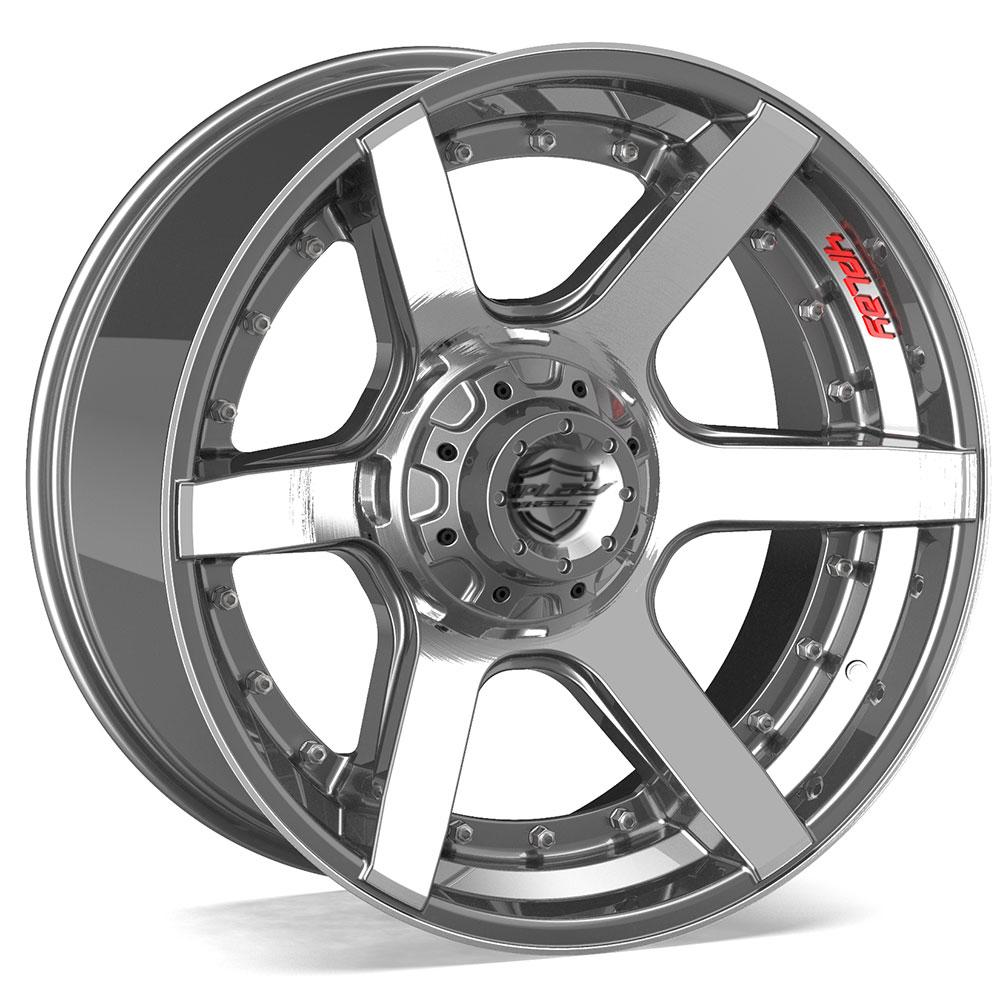 4PLAY-4P60-Brushed-Gunmetal-Gunmetal-20x10-87-wheels-rims-felger-Felgkongen