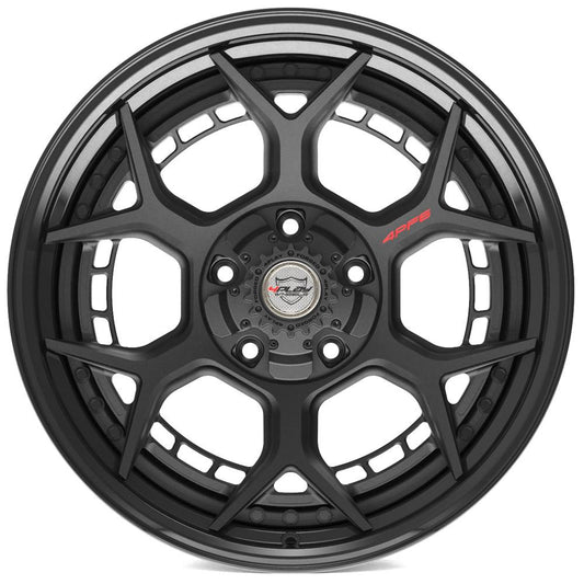 4PLAY-4PF6-Matte-Black-Center-and-Gloss-Black-Barrel-Black-20x9-87-wheels-rims-felger-Felgkongen