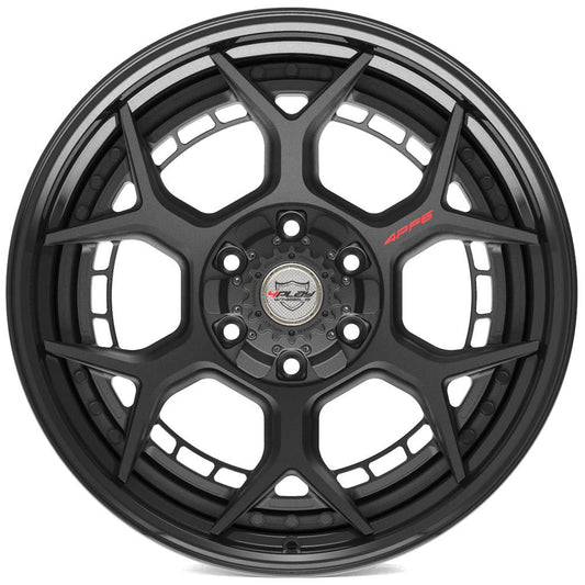 4PLAY-4PF6-Matte-Black-Center-and-Gloss-Black-Barrel-Black-20x9-106-wheels-rims-felger-Felgkongen