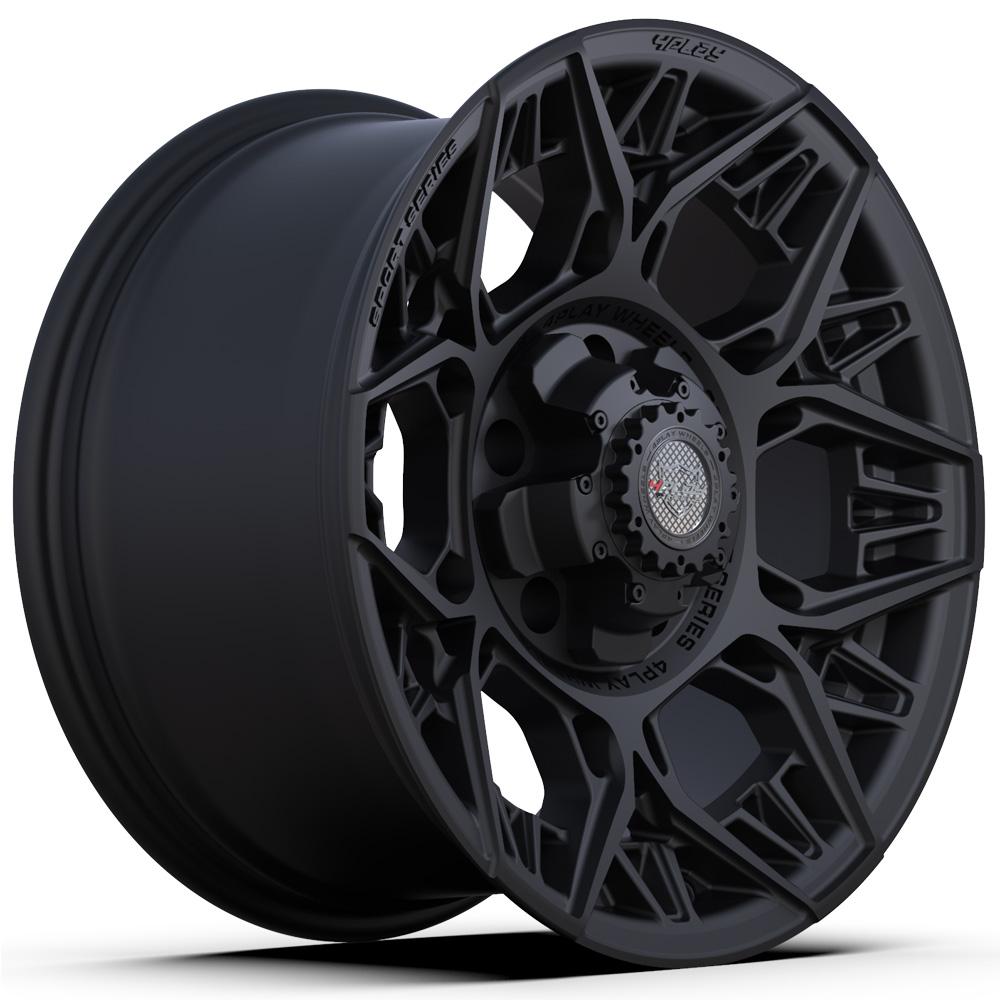 4PLAY-4PS60-Satin-Black-Black-17x9-87-wheels-rims-felger-Felgkongen
