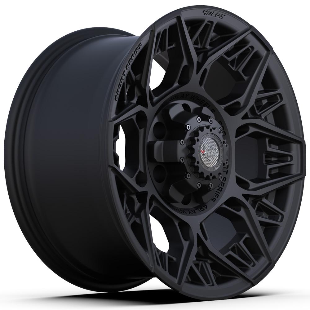 4PLAY-4PS60-Satin-Black-Black-17x9-106-wheels-rims-felger-Felgkongen
