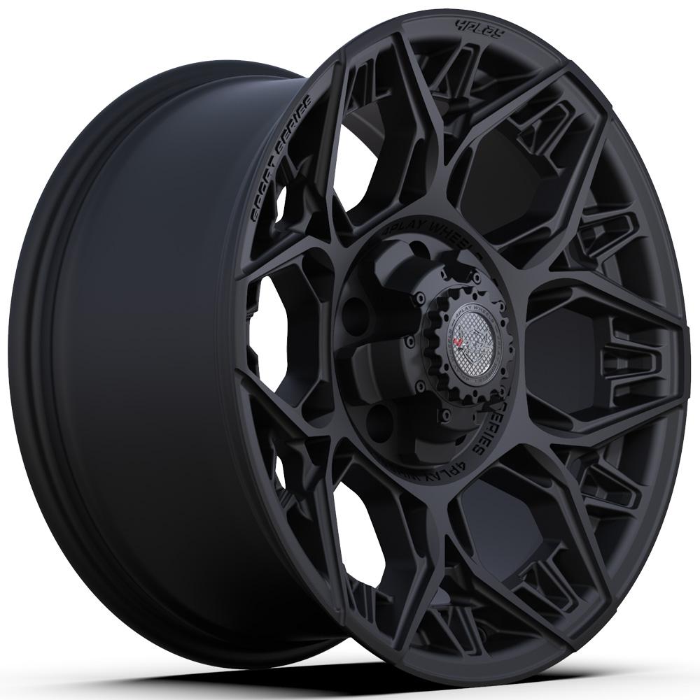 4PLAY-4PS60-Satin-Black-Black-18x9-87-wheels-rims-felger-Felgkongen