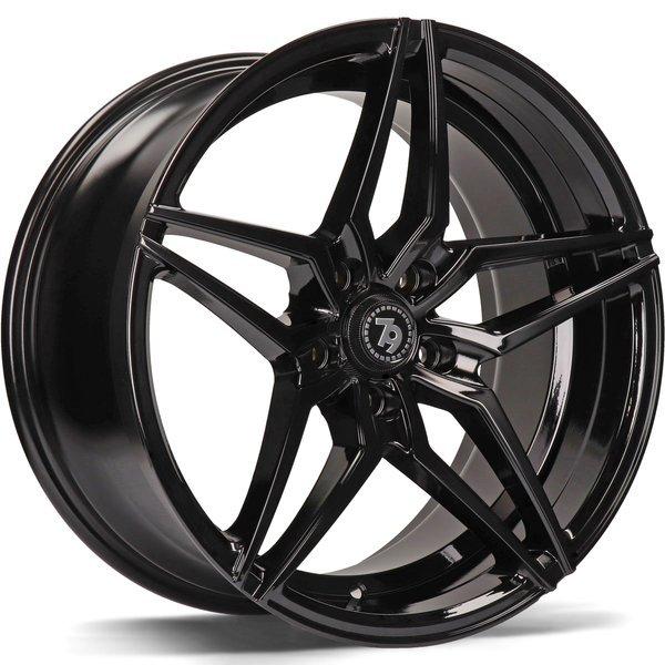 79Wheels-SV-A-Black-Glossy-Black-18x9-66.6-wheels-rims-felger-Felghuset