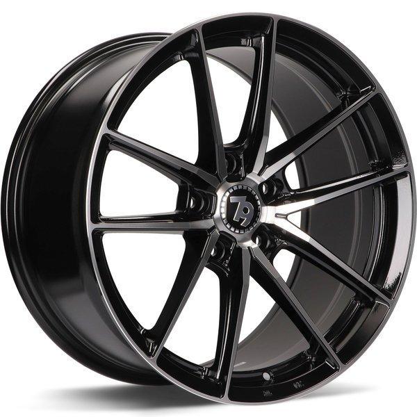 79Wheels-SCF-A-Black-Front-Polished-Black-19x8.5-66.6-wheels-rims-felger-Felghuset