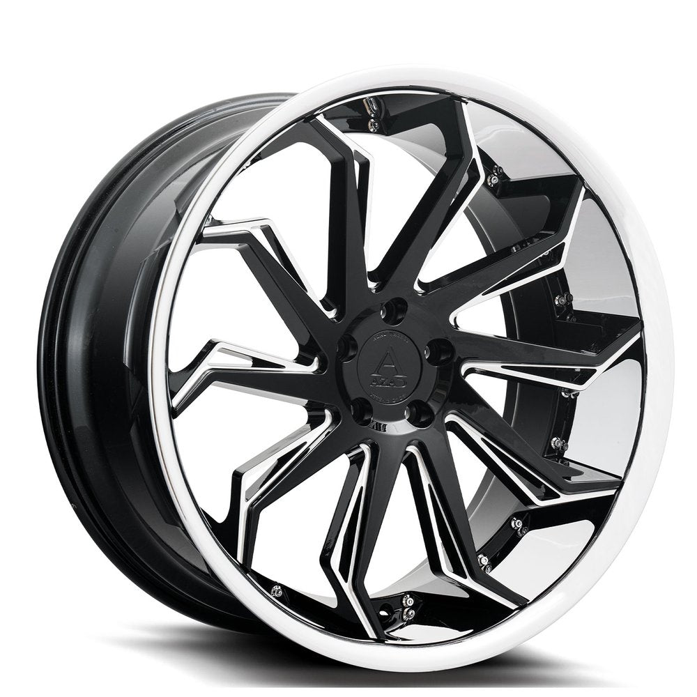 Azad-AZ1101-Gloss-Black-w/-Chrome-Lip-Black-22x9-66.56-wheels-rims-felger-Felghuset
