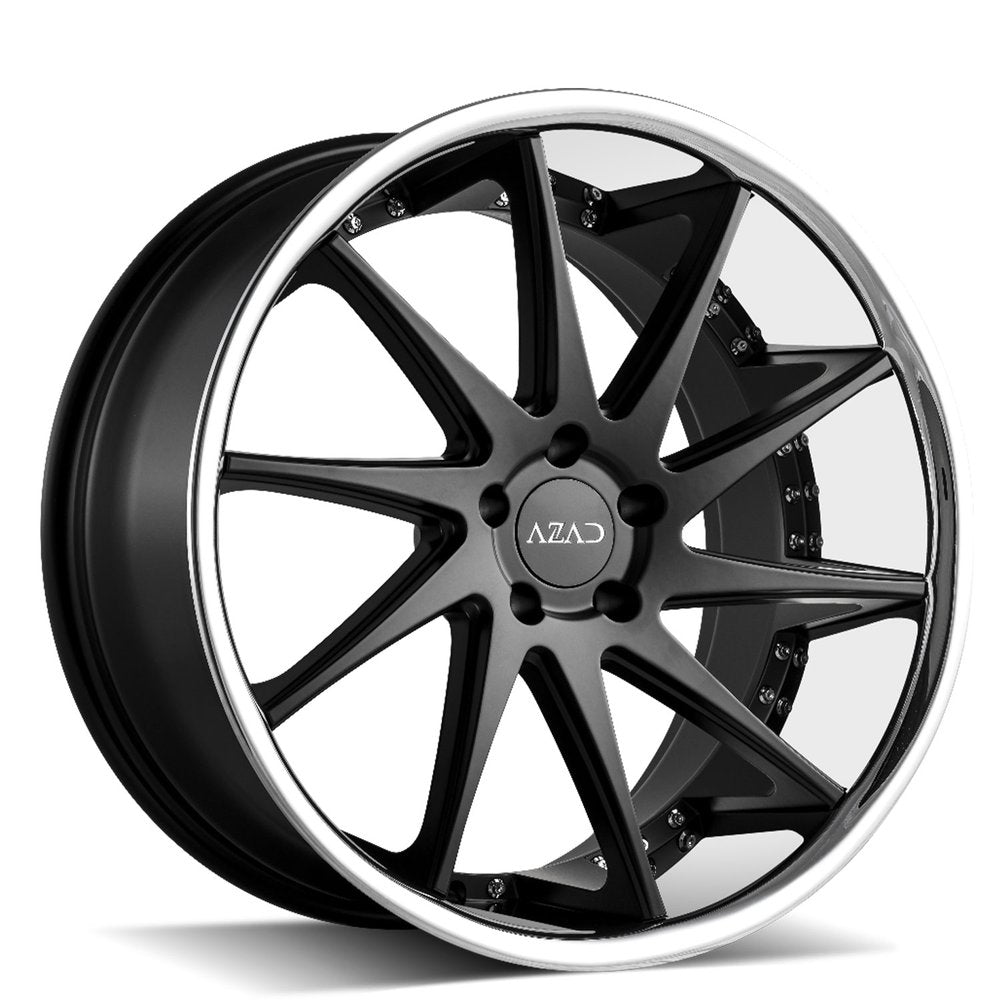 Azad-AZ23-Semi-Matte-Black-w/-Chrome-Black-20x9-73.1-wheels-rims-felger-Felghuset