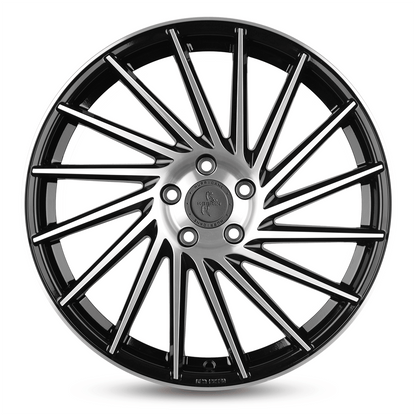 Keskin KT17 Black Front Polish - 18x8 | 5x114.3 | +40 | 72.6mm