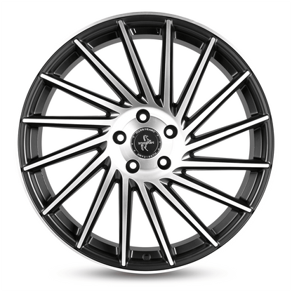 Keskin KT17 Matt Black Front Polish - 21x11 | 5x120 | +38 | 74.1mm