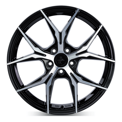 Keskin KT19N Black Front Polish - 19x8.5 | 5x114.3 | +40 | 72.6mm