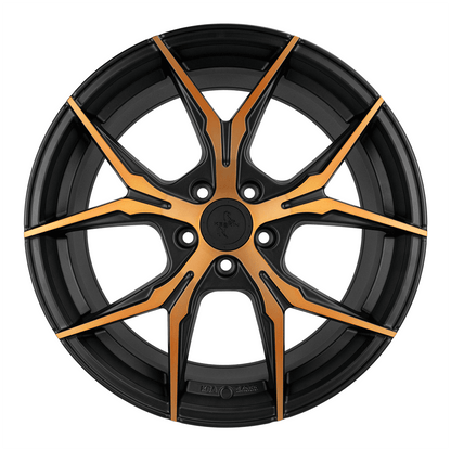 Keskin KT19N Matt Black Front Copper - 19x8.5 | 5x108 | +45 | 72.6mm