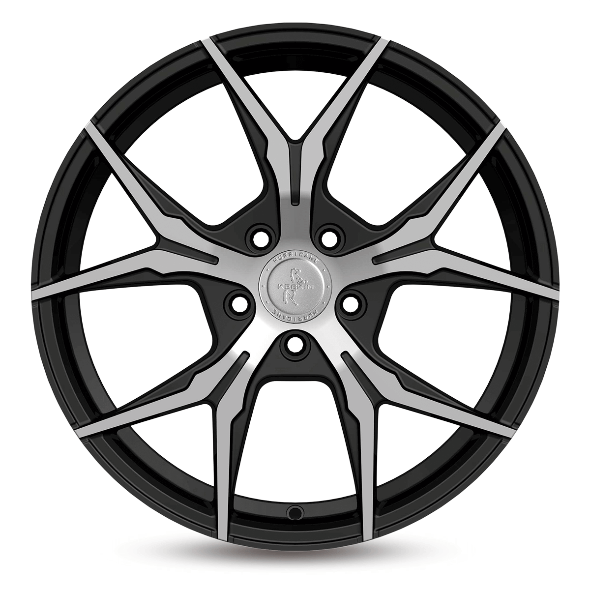 Keskin KT19 Black Front Polish - 18x8 | 5x114.3 | +40 | 72.6mm