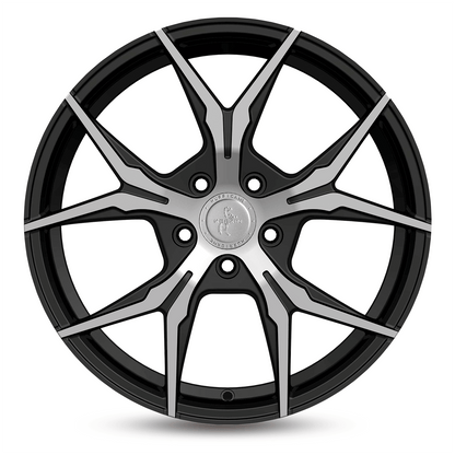 Keskin KT19 Black Front Polish - 18x8 | 5x114.3 | +40 | 72.6mm