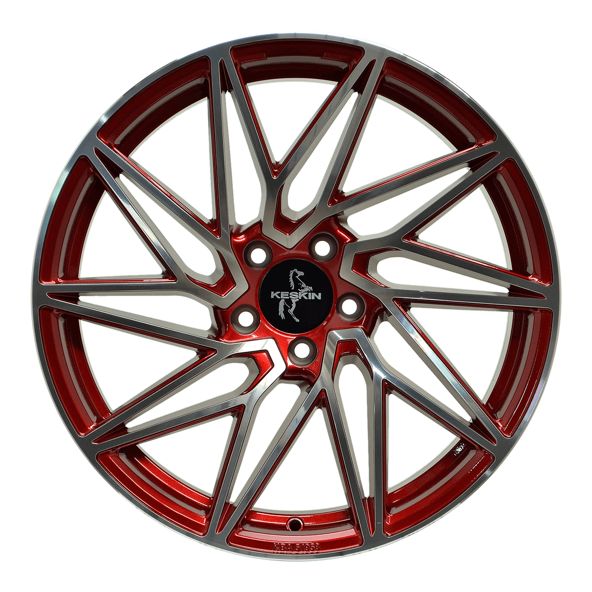 Keskin KT20 Candy Red Front Polish - 19x8.5 | 5x112 | +45 | 72.6mm