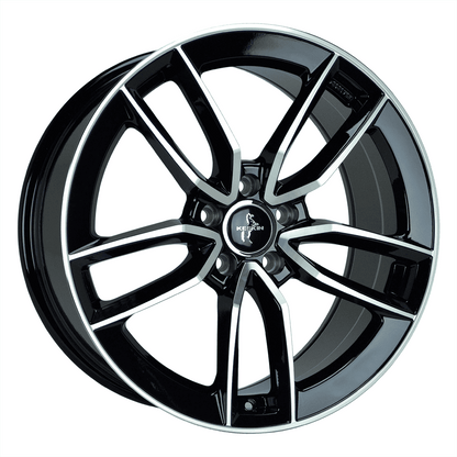 Keskin KT21 Black Front Polish - 18x8 | 5x112 | +45 | 66.6mm