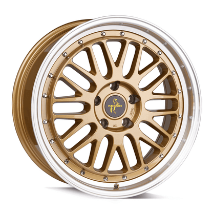 Keskin KT22 Gold Lip Polish - 18x8 | 5x112 | +45 | 72.6mm