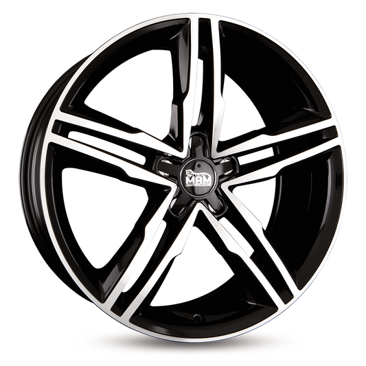 MAM A1 Black Front Polish - 19x8 | 5x112 | +42 | 66.5mm