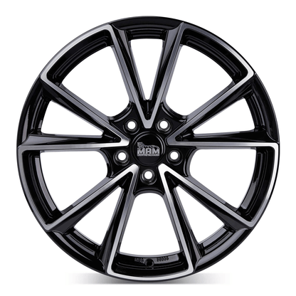 MAM A5 Black Front Polish - 19x8 | 5x112 | +45 | 66.6mm