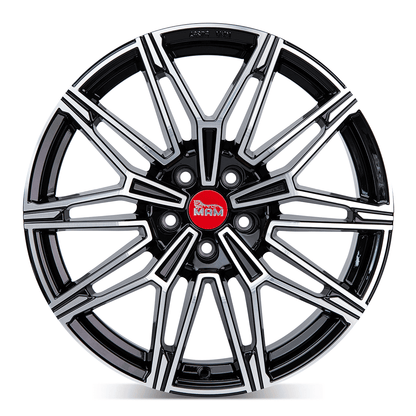 MAM B3N Black Front Polish - 19x8.5 | 5x120 | +35 | 72.6mm