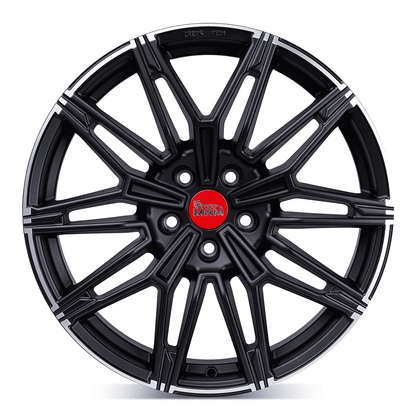 MAM B3N Matt Black Lip Polish - 19x8.5 | 5x120 | +35 | 72.6mm