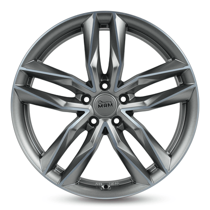 MAM RS3 Matt Palladium Front Polish - 18x8 | 5x114.3 | +45 | 72.6mm