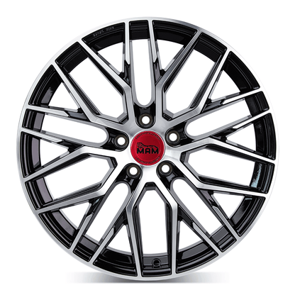 MAM RS4 Black Front Polish - 18x8 | 5x120 | +35 | 72.6mm