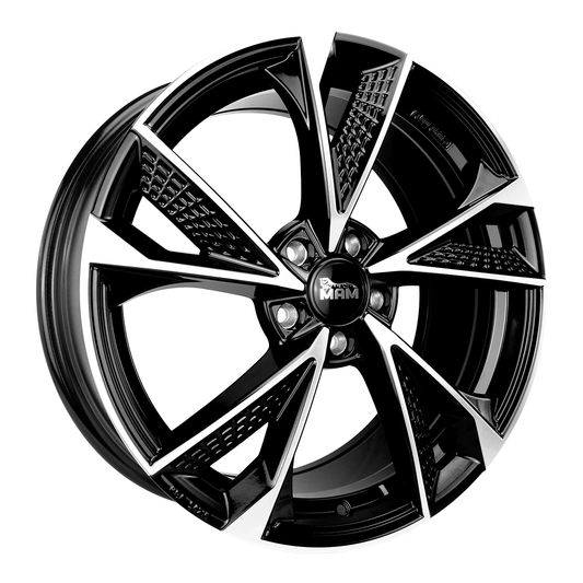 MAM RS6 Black Front Polish - 19x8.5 | 5x112 | +45 | 72.6mm